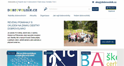 Desktop Screenshot of dobrovolnik.cz